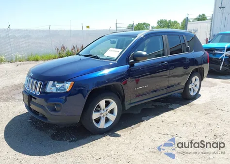 2012 Jeep Compass Latitude из США, поврежденный, VIN 1C4NJDEB0CD590315